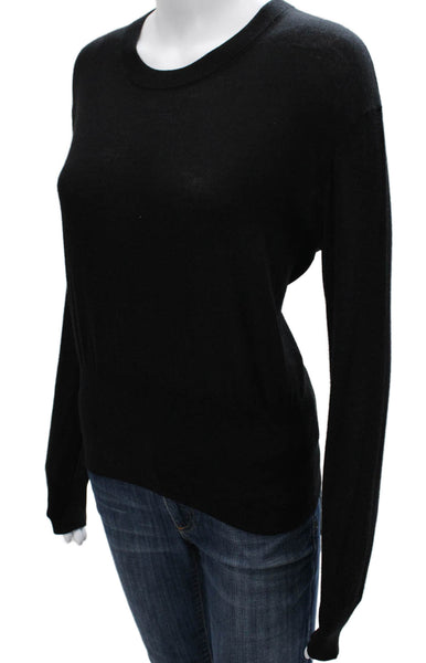 Rachel Comey Womens Pullover Black Cashmere Crew Neck Size XS
