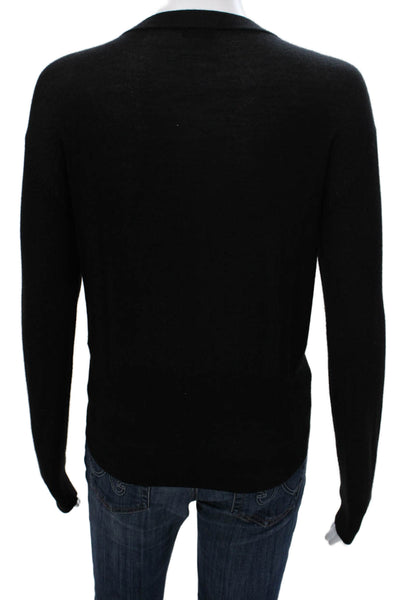 Rachel Comey Womens Pullover Black Cashmere Crew Neck Size XS