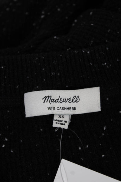 Madewell Women Brown Merino Wool Boat Neck Long Sleeve Pullover Sweater Size XS