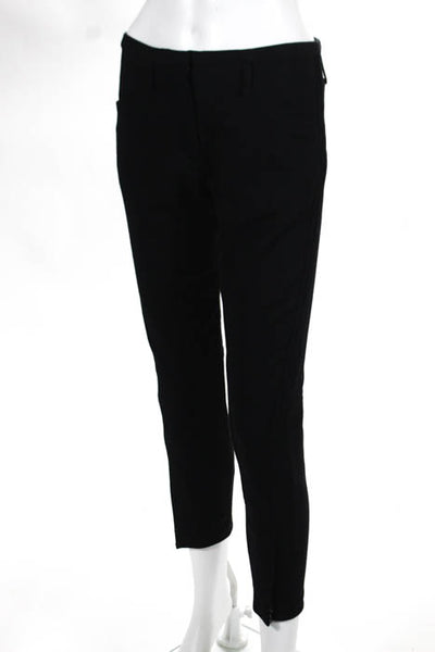 3.1 Phillip Lim Black Cotton Cropped Zipper Ankle Jodphur Pants Size 2 $350 NEW