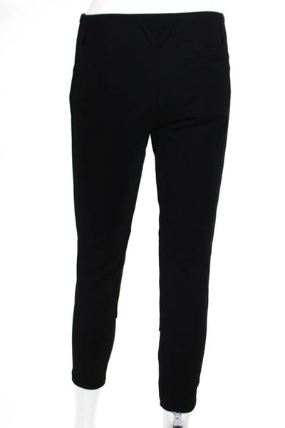 3.1 Phillip Lim Black Cotton Cropped Zipper Ankle Jodphur Pants Size 2 $350 NEW