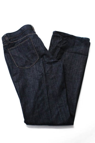 Tory Burch Dark Blue Cotton Denim Chambray Jeans Size 32
