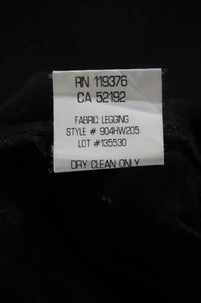 Helmut Lang Black Cotton Mid Rise Slim Cropped Pants Size 4