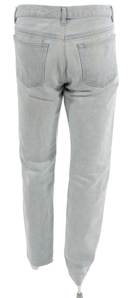 A.P.C. Unisex Adults Straight Blue High Rise Cotton Jeans Button Size 32