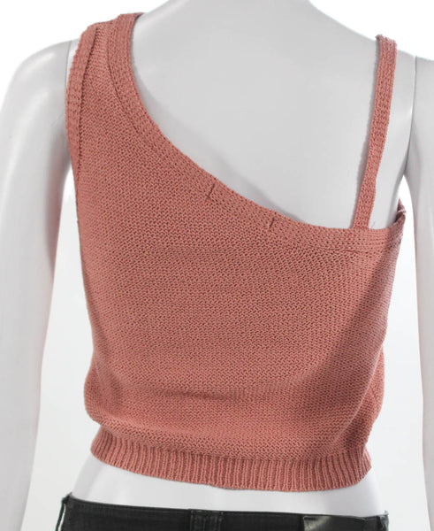 Jack by BB DAKOTA Womens Cropped One Shoulder Tank Pink Size XS