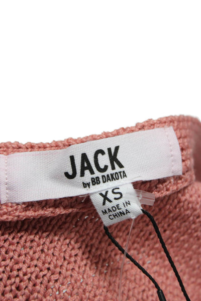 Jack by BB DAKOTA Womens Cropped One Shoulder Tank Pink Size XS