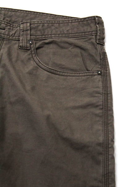 prAna  Mud Brown Cotton  Bronson Casual Pants Size 36/32 NEW MSRP $70