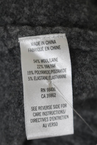 Theory Grey Crew Neck Sweater Top Size Small