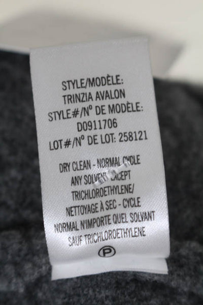 Theory Grey Crew Neck Sweater Top Size Small