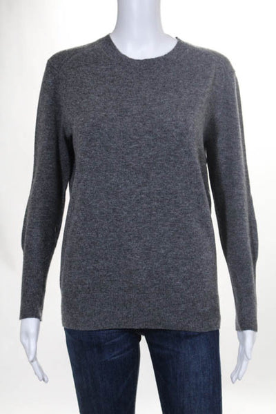 J Crew Collection Grey Cashmere Crew Neck Sweater Size Extra Small