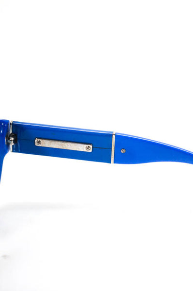 Chanel Bright Blue Ombre Round Lens Sunglasses In Case