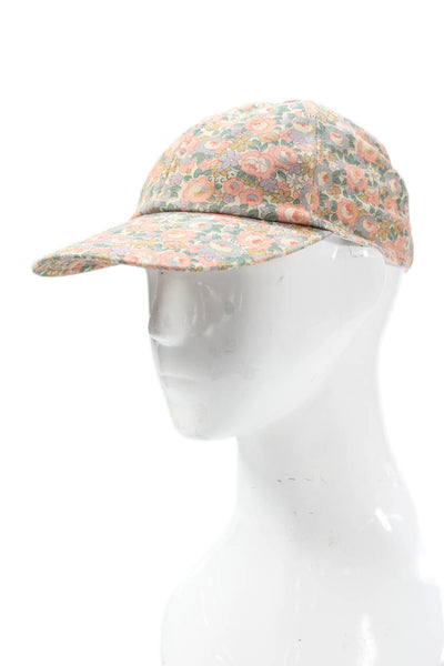 Gucci Unisex Adults Cotton Blend Floral Print Baseball Cap Pink Size S