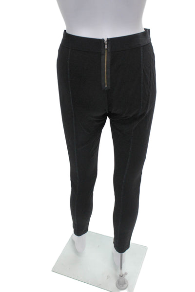 J Crew Women Ankle Leggings Gray Rayon Solid Size 2 Petite