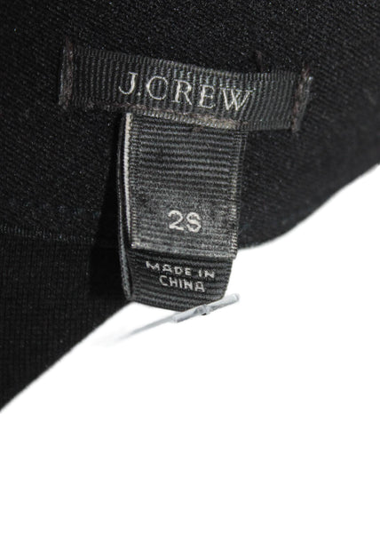 J Crew Women Ankle Leggings Gray Rayon Solid Size 2 Petite