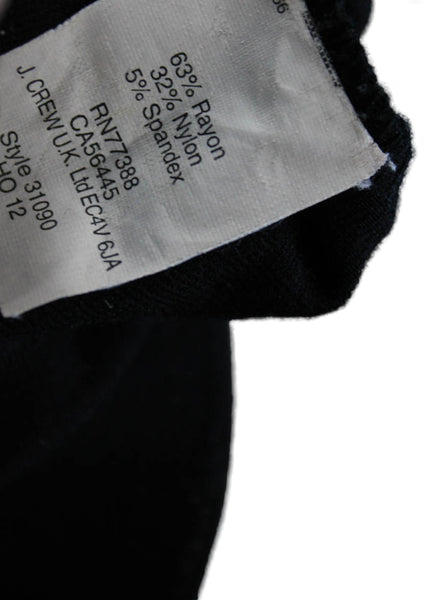 J Crew Women Ankle Leggings Black Size 2