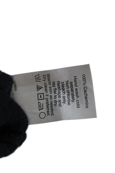 J Crew Collection Womens Cashmere Pullover Sweater Black Crew Neck Size S