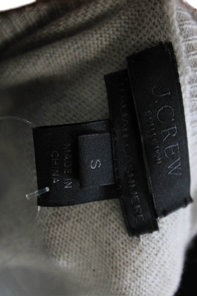 J Crew Collection Womens Cashmere Pullover Sweater Gray Crewneck Size S