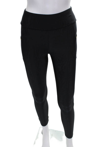 ALALA Womens Ankle Leggings Black Nylon Size XS