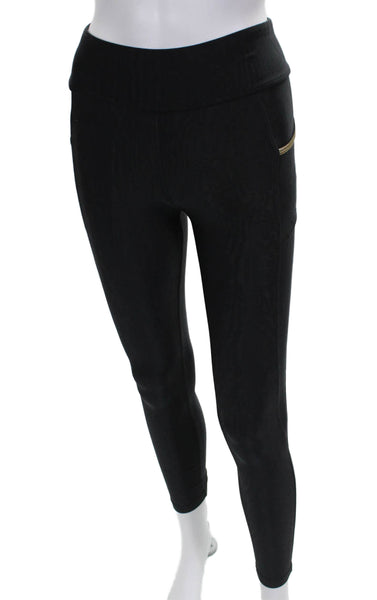ALALA Womens Ankle Leggings Black Nylon Size XS