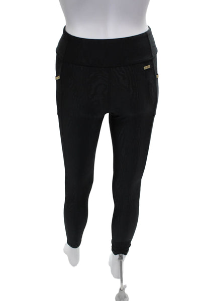 ALALA Womens Ankle Leggings Black Nylon Size XS