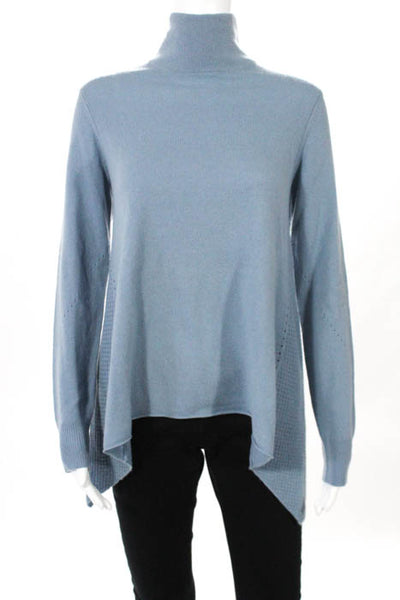 Joie Light Blue Knit Long Sleeve Turtleneck Maternity Sweater Size Medium New