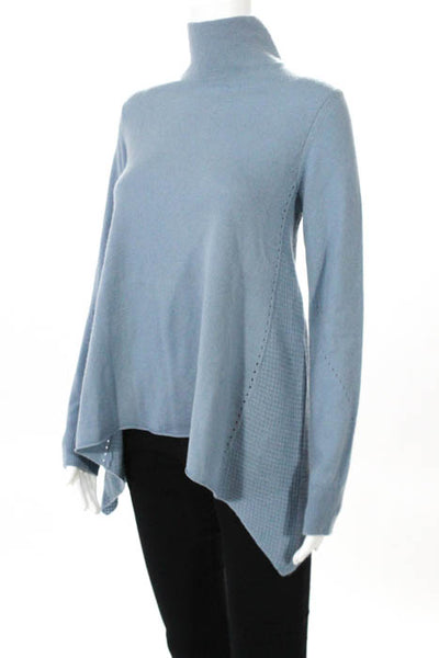 Joie Light Blue Knit Long Sleeve Turtleneck Maternity Sweater Size Medium New