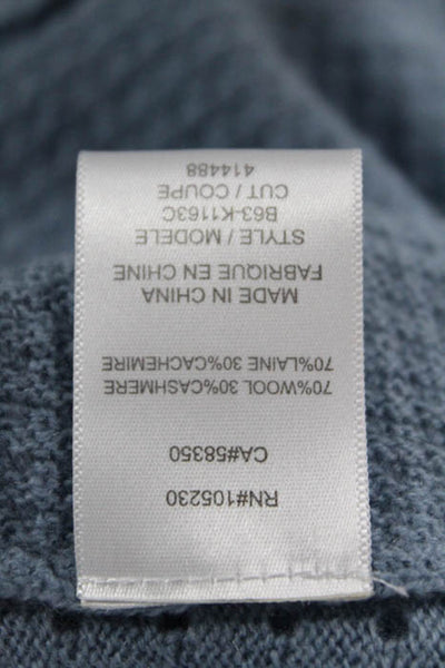 Joie Light Blue Knit Long Sleeve Turtleneck Maternity Sweater Size Medium New