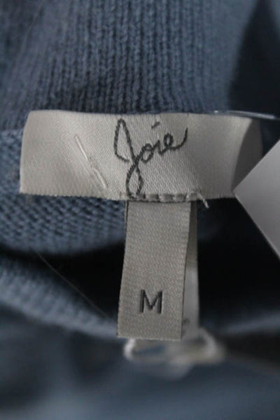 Joie Light Blue Knit Long Sleeve Turtleneck Maternity Sweater Size Medium New