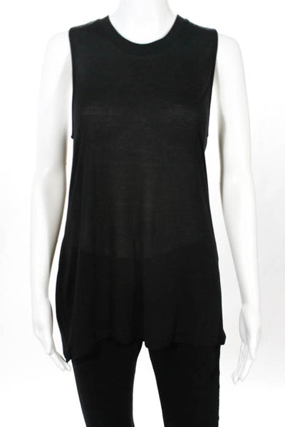 Bella Luxx Black Sleeveless Scoop Neck Blouse Size Large