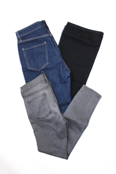 Frame Denim Women's High Rise Ankle Skinny Jeans Gray Size 28, Lot 2