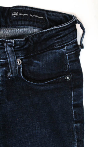 AG Adriano Goldschmied Dark Blue Super Skinny Jean Size 24