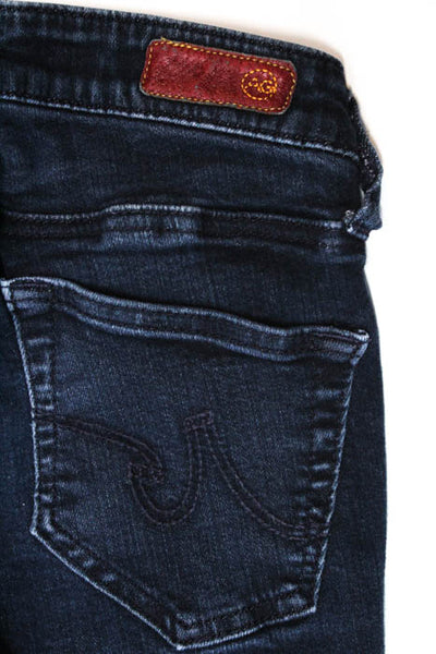 AG Adriano Goldschmied Dark Blue Super Skinny Jean Size 24