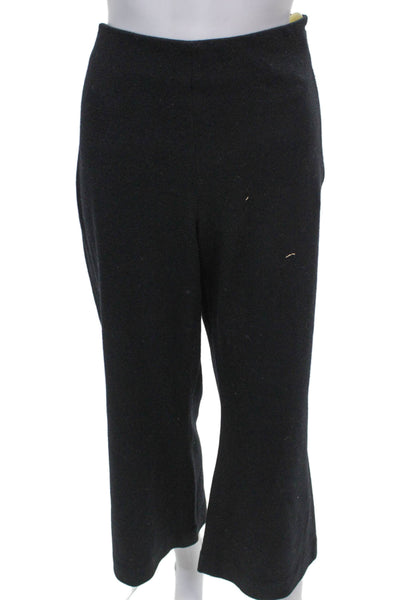 Vince Womens Black Wool Dress Pants Zip Size 10
