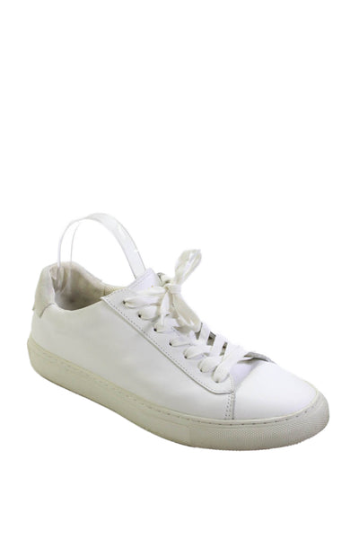 Reiss Mens Leather Lace Up Casual Walking Sneakers Size 43