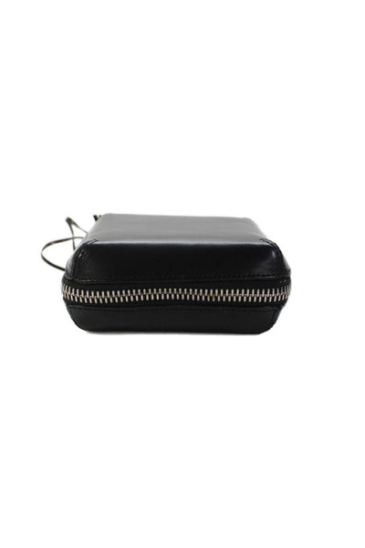 Tardini Mens Leather Zip Around Watch Box Case Black