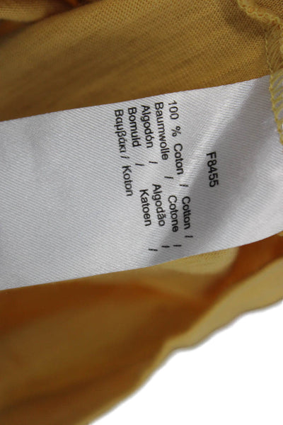 Lacoste Mens Cotton Casual Short Sleeve Polo Shirt Yellow Size 6