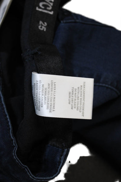 BLANKNYC Womens High Rise Flared Jeans Blue Size 25