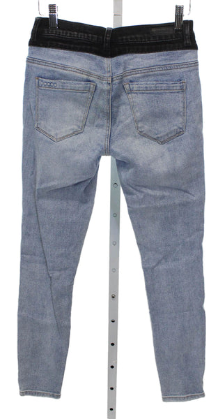 BLANKNYC Womens Skinny Jeans Blue High Rise Cotton Blend Size 24