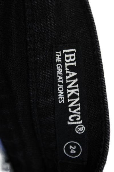 BLANKNYC Womens Skinny Jeans Blue High Rise Cotton Blend Size 24