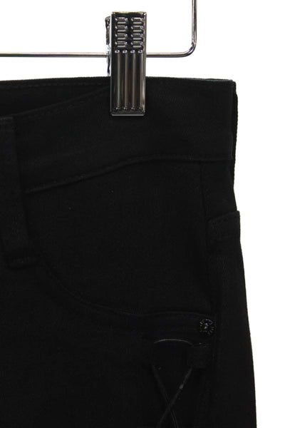 James Jeans Women Skinny Black Jeans Button Mid Rise Size 26