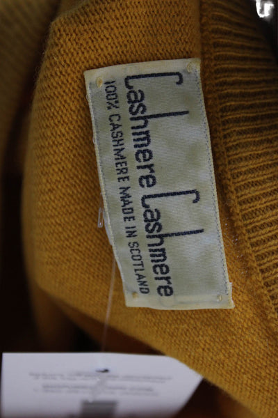 Cashmere Cashmere Mens Yellow Crew Neck T-Shirt Short Sleeve Size M
