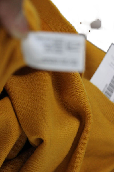 Cashmere Cashmere Mens Yellow Crew Neck T-Shirt Short Sleeve Size M