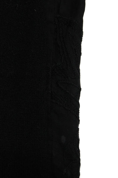 Sofia Cashmere Zara Womens Sweater Shirt Black Size Extra Small Lot 2