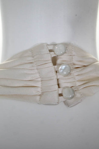Ralph Lauren Black Label White Silk Sleeveless Halter Top Size 6 LL19LL