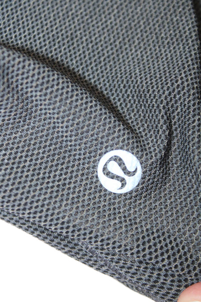 Lululemon Mens Striped Gray Sleeveless Tank Crew Neck Size XL