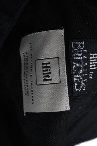 Hiltl Mens Dress Pants Wool Gray Button Inseam 30 Size 38