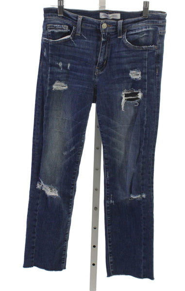Flying Monkey Women Blue Skinny Jeans Cotton Low Rise Size 26