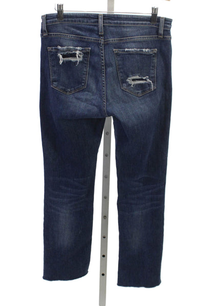 Flying Monkey Women Blue Skinny Jeans Cotton Low Rise Size 26