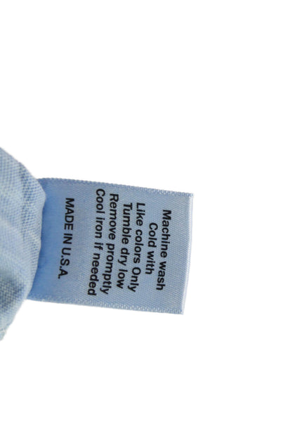 Goodlife Mens Blue Long Sleeve Crew Neck Cotton Shirt Size S