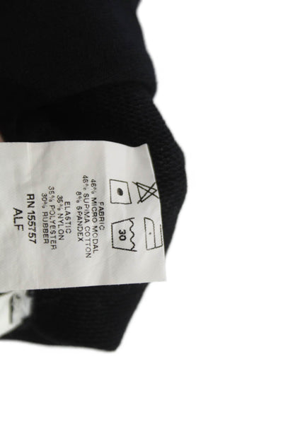 Madhappy Womens Black Sports Bra Micro Modal Scoop Neck Size S